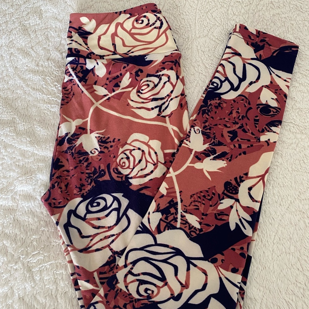 Lularoe OS leggings EUC